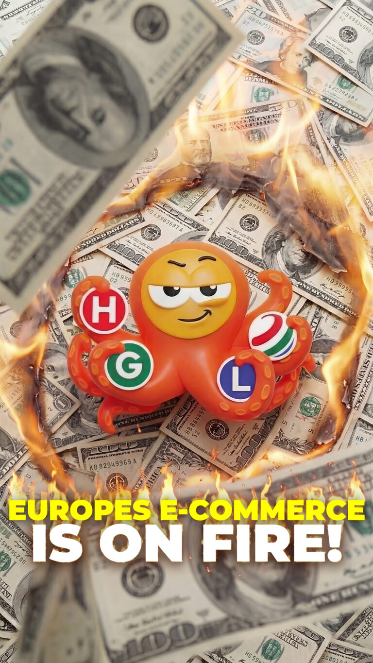 Európa e-kereskedelme lángokban áll