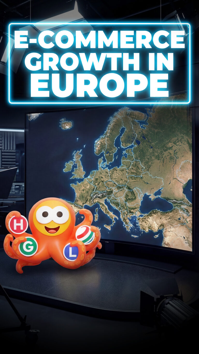 E-kereskedelem növekedése Európában
